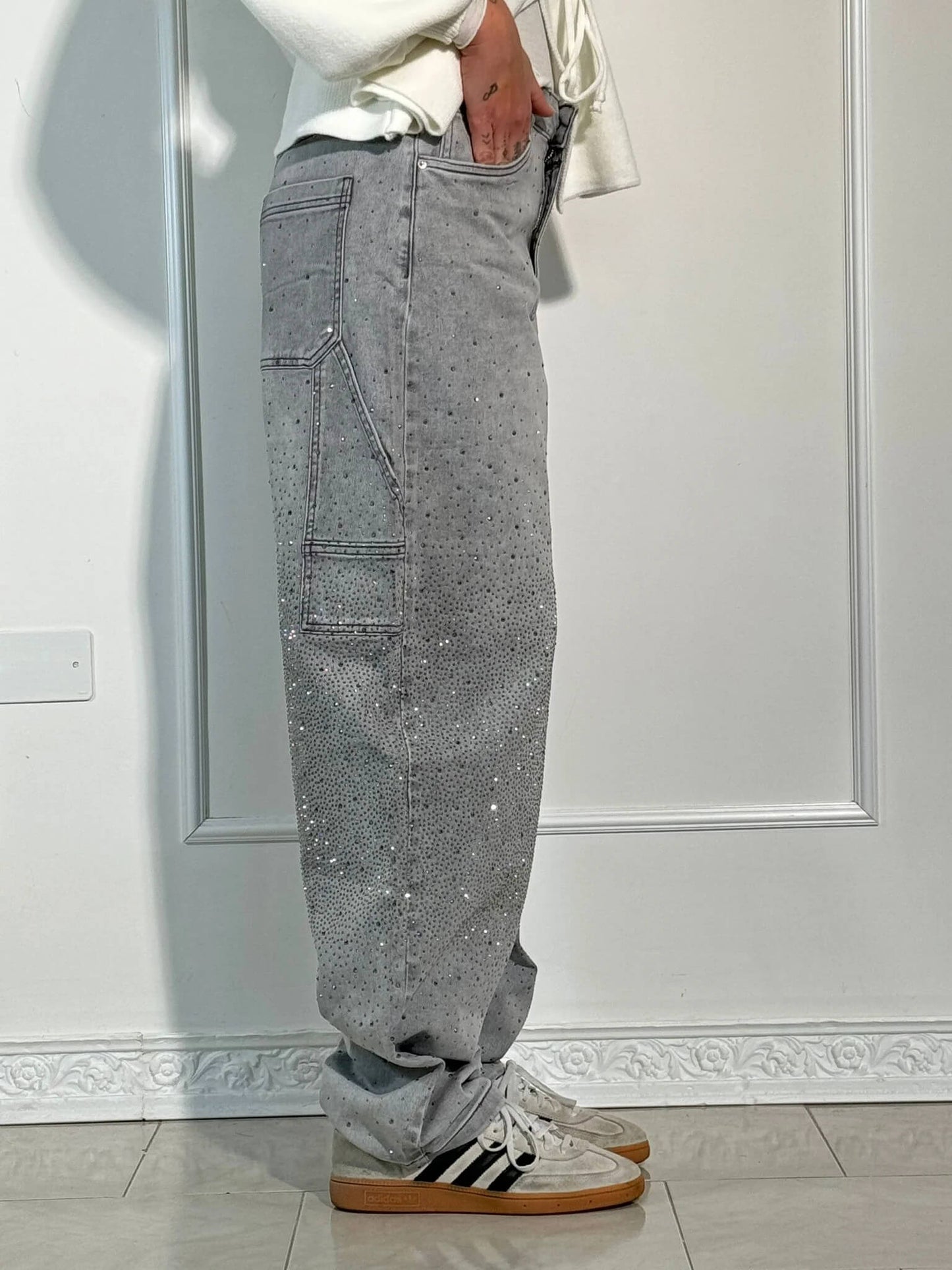Jeans élégants et glamour