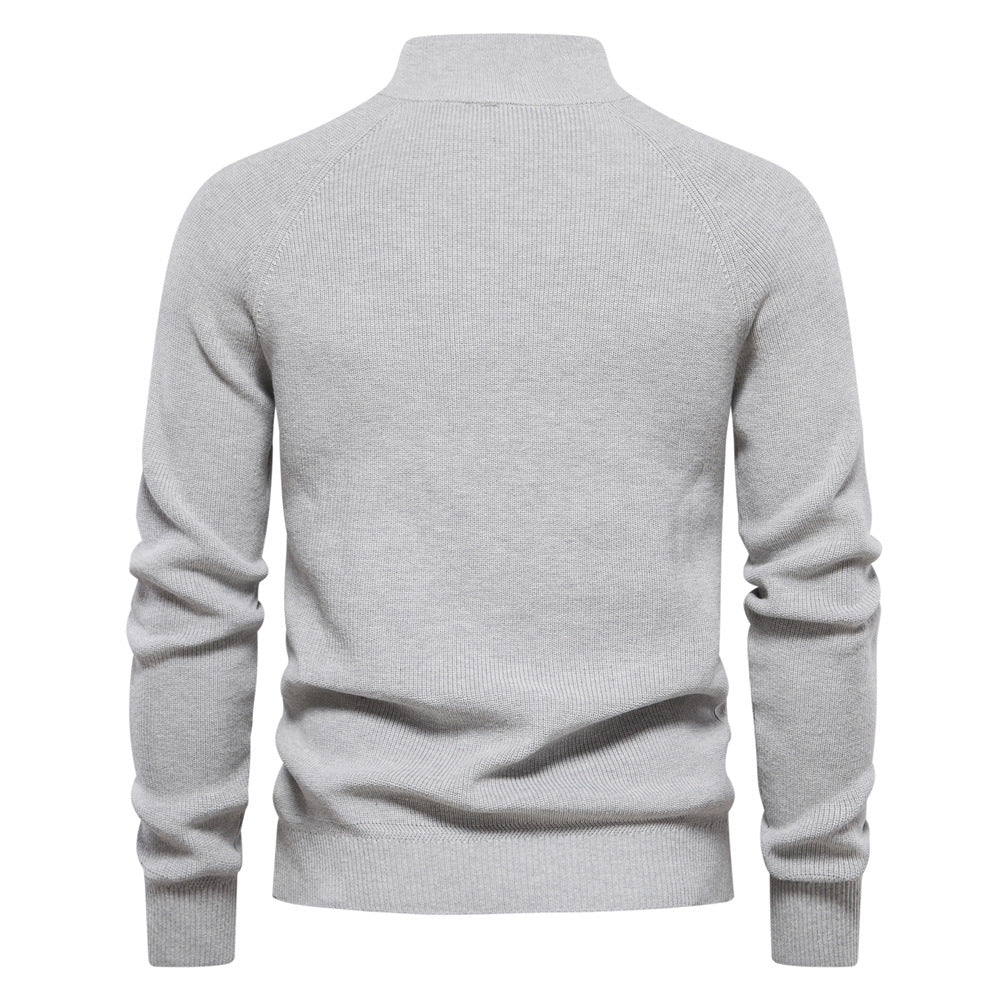 Pull zippé de luxe