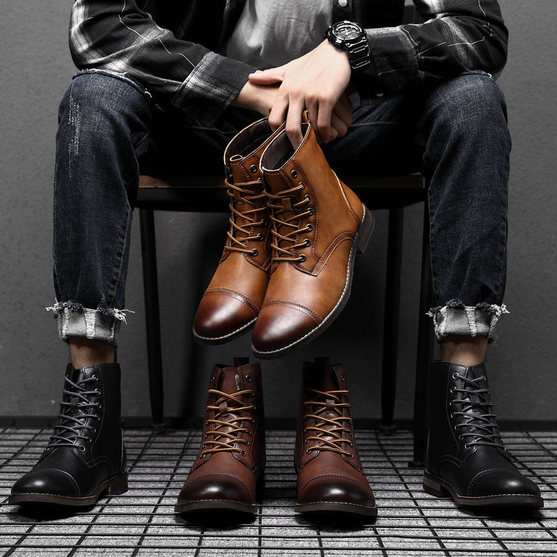 Bottes en cuir Everest