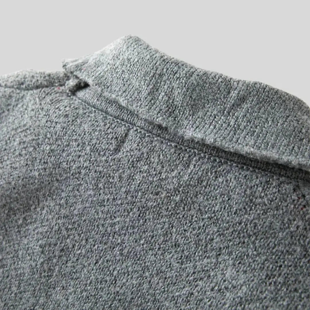 Cardigan en laine jacquard