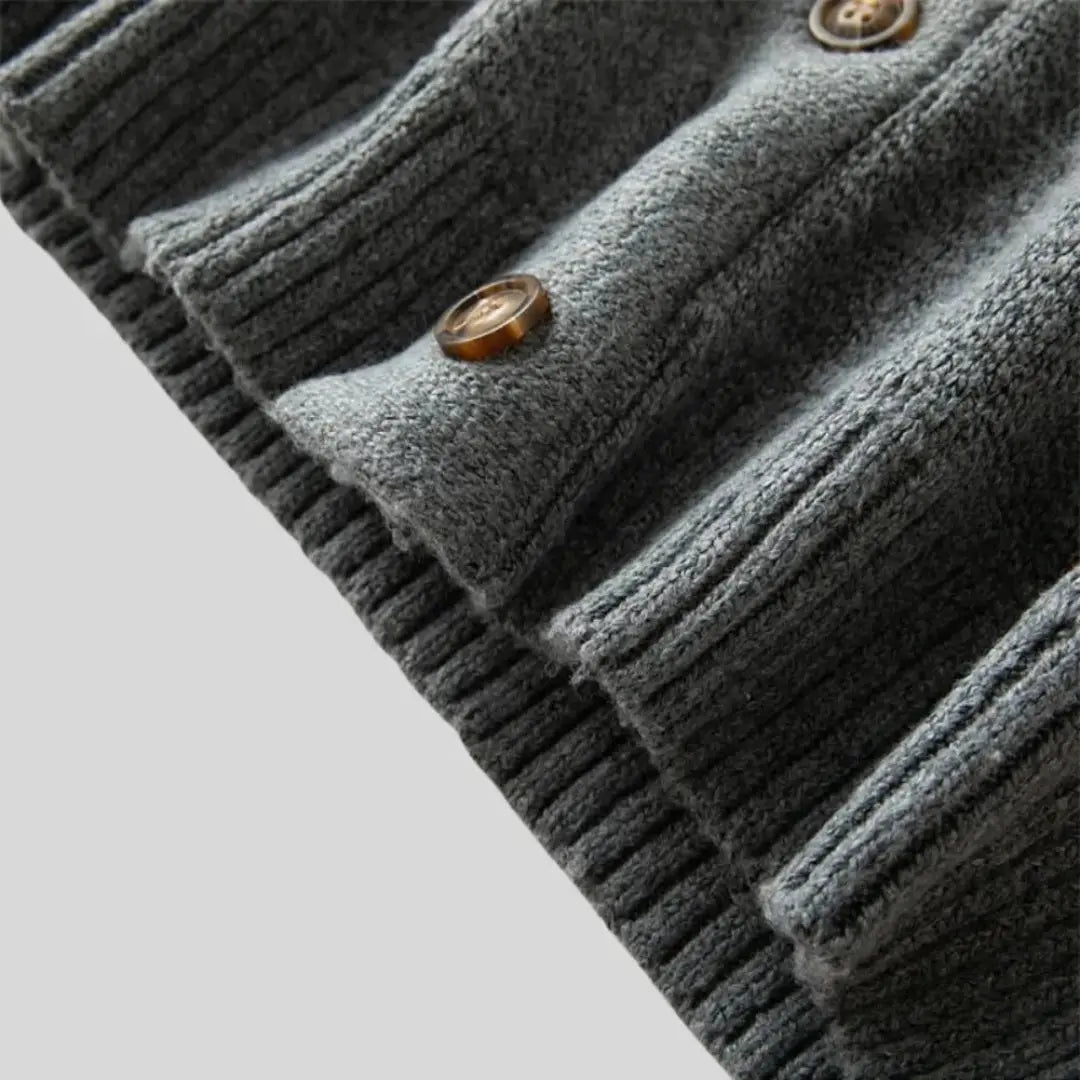 Cardigan en laine jacquard