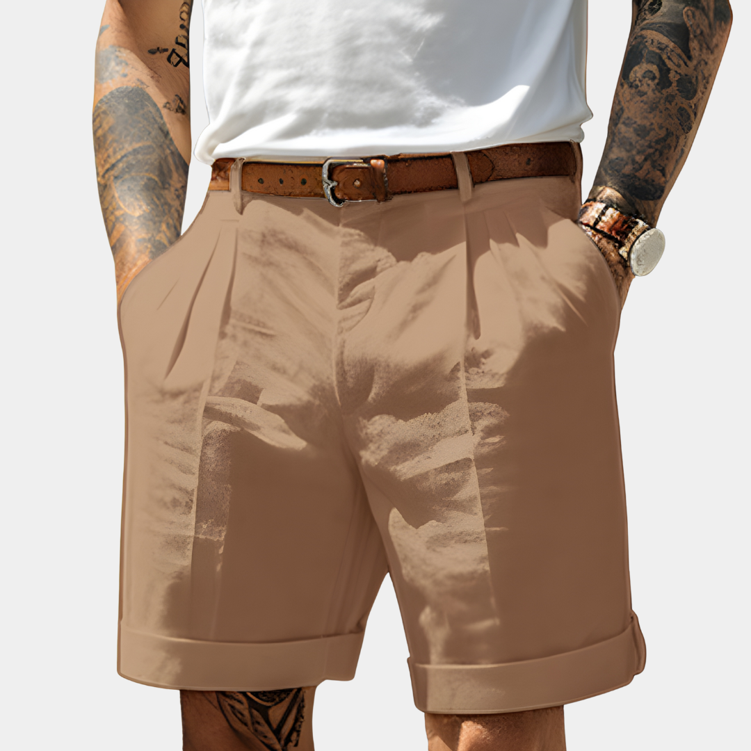 Short en coton décontracté