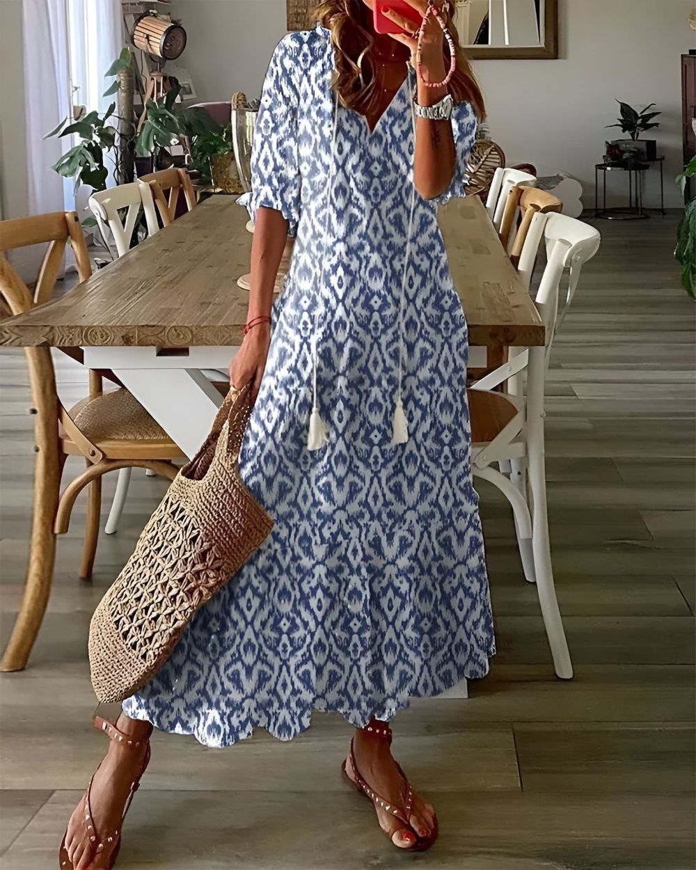 Robe longue élégante Boho