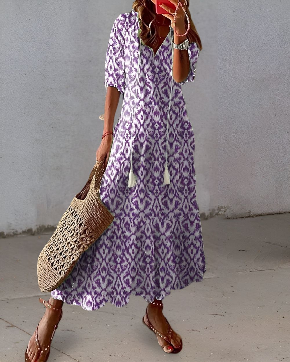 Robe longue élégante Boho