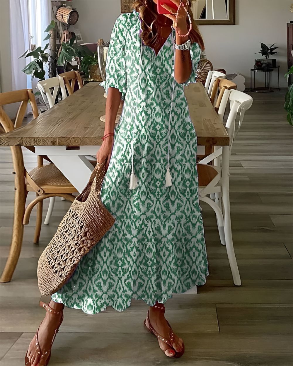 Robe longue élégante Boho