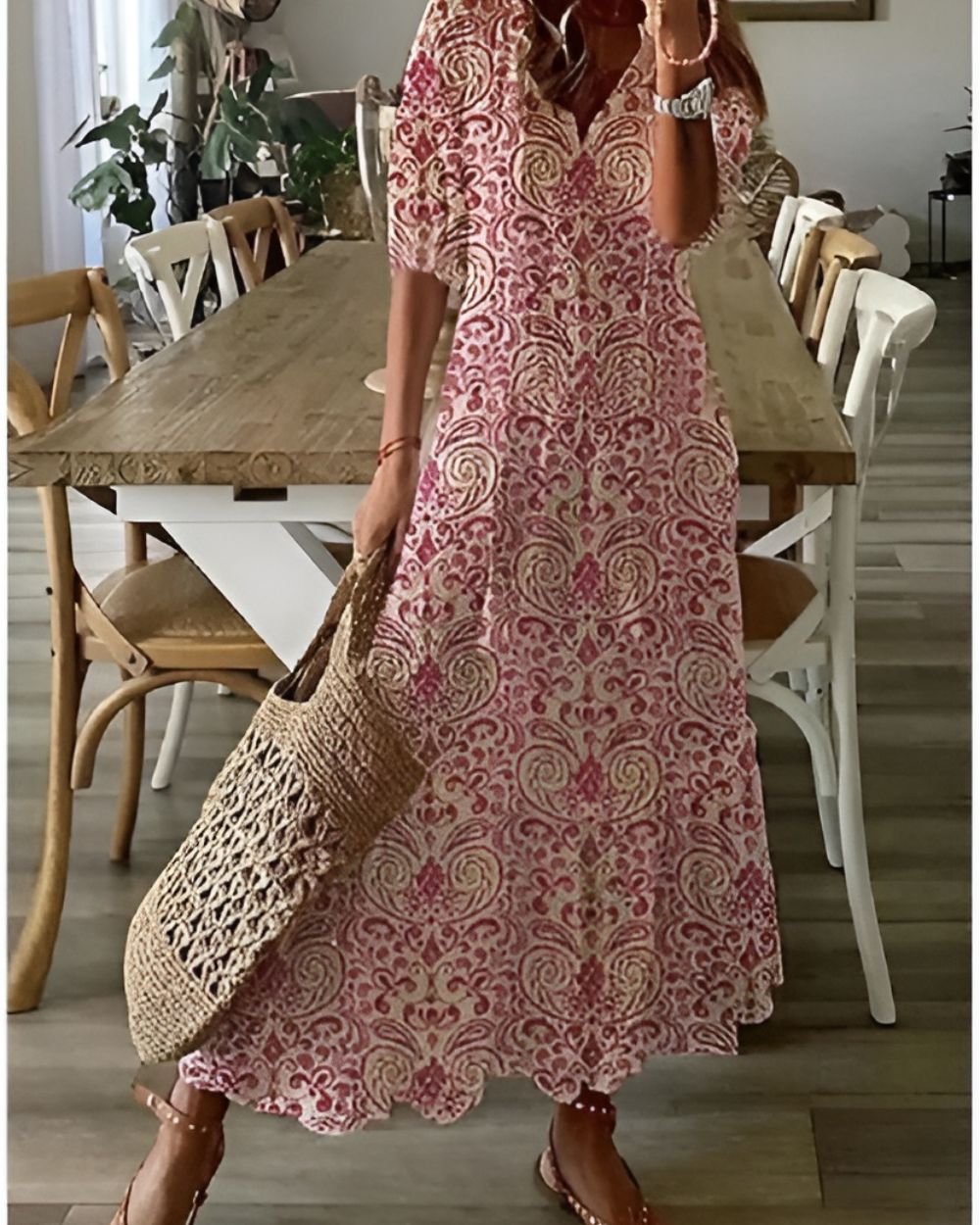 Robe longue élégante Boho