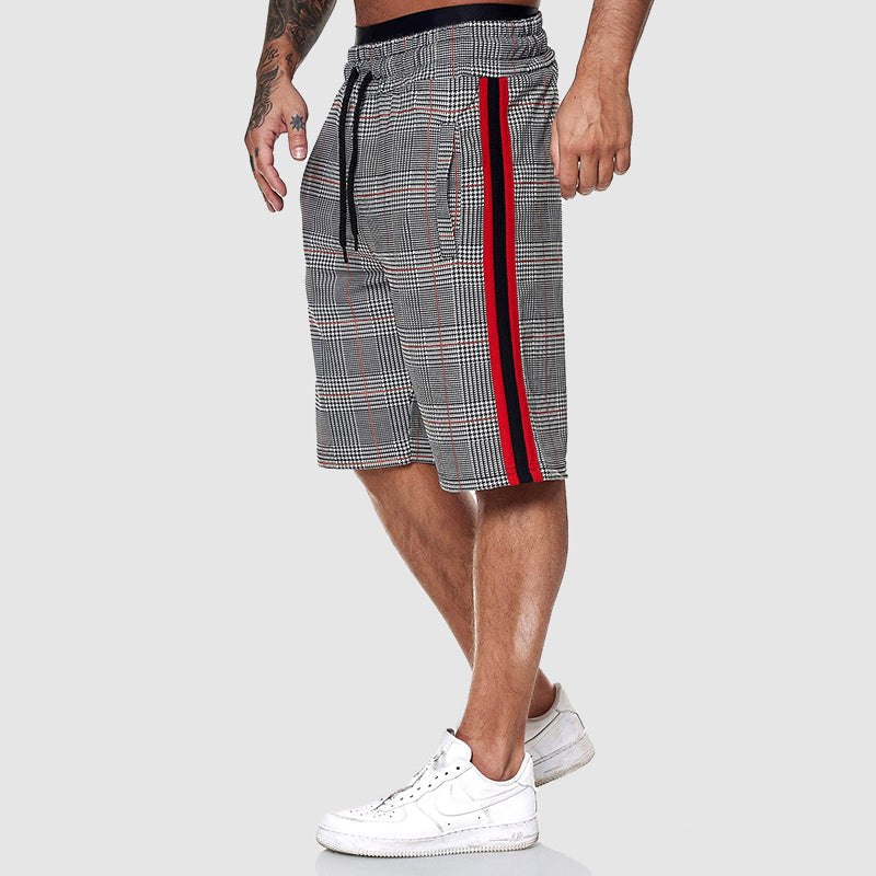 Short à carreaux