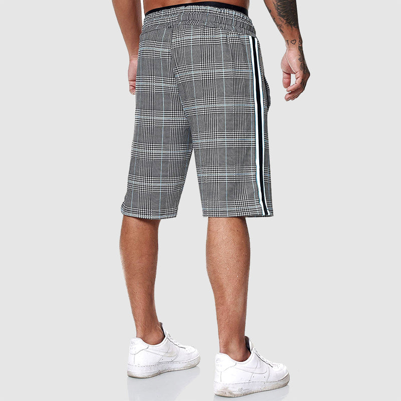 Short à carreaux