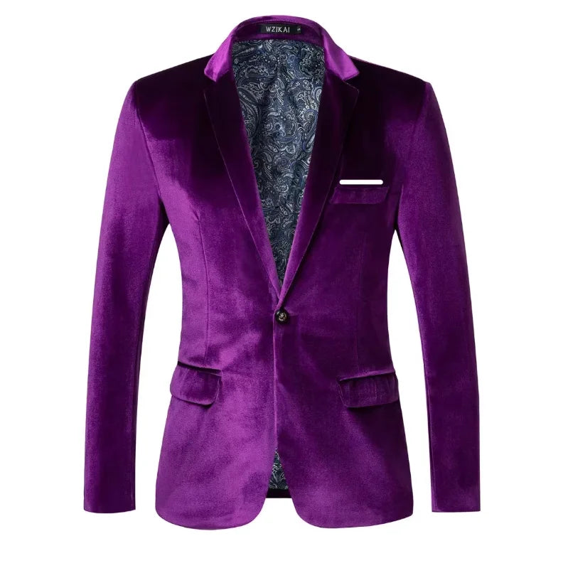 Blazer élégant en velours
