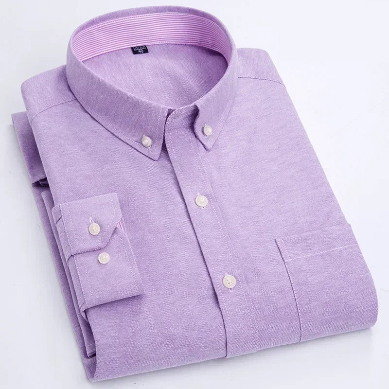 Chemise à manches longues en coton
