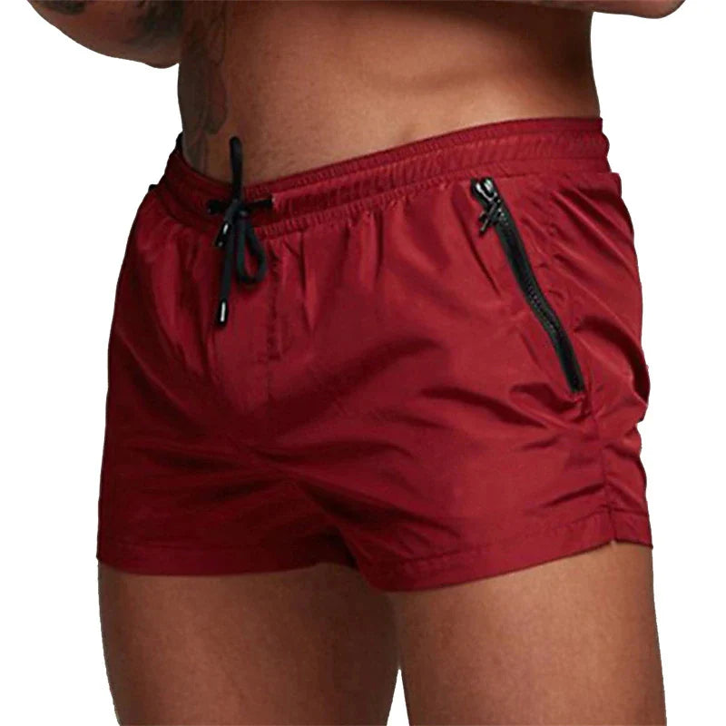 Short de bain avec poches zippées