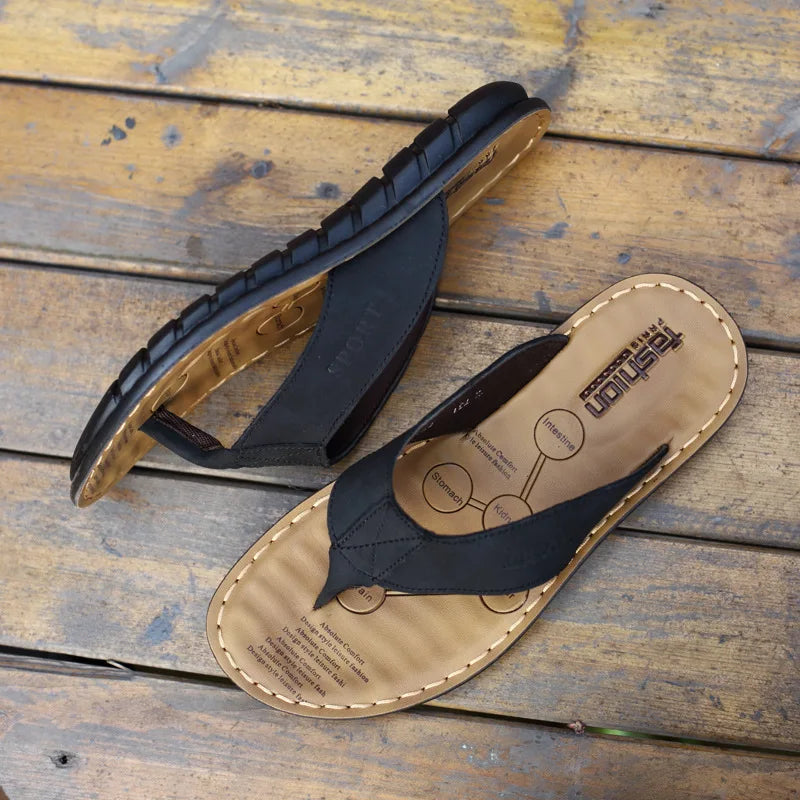 Sandales en cuir pour hommes