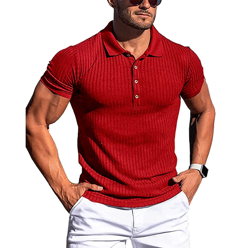 Polo à rayures élégant