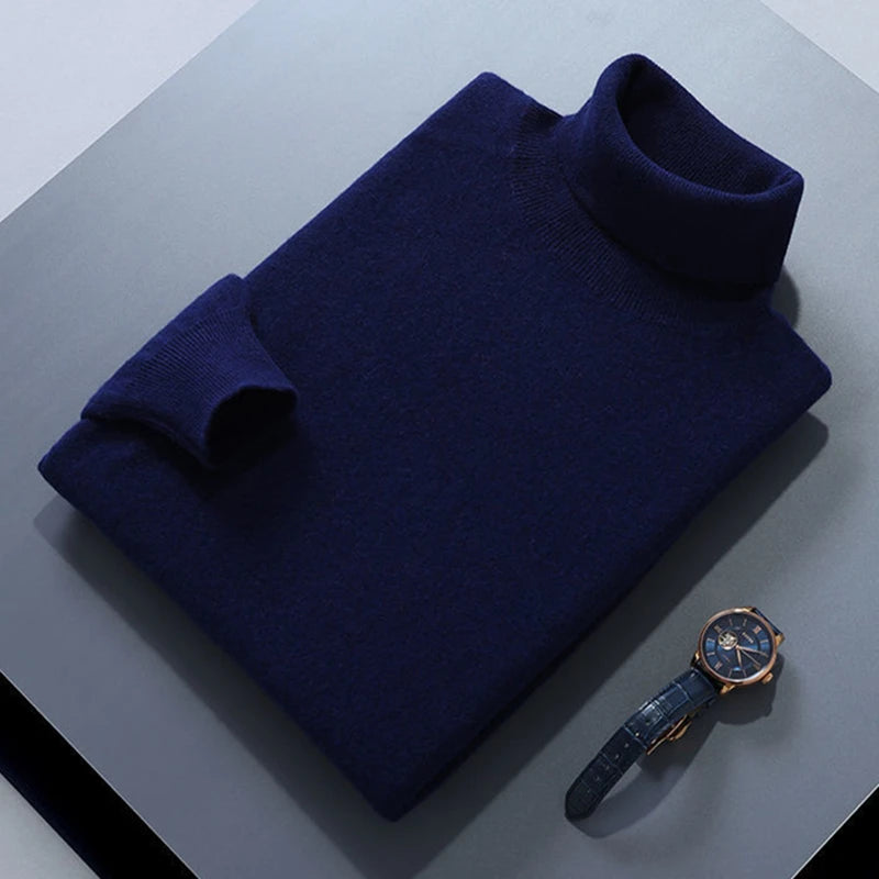 Élégant col roulé en coton