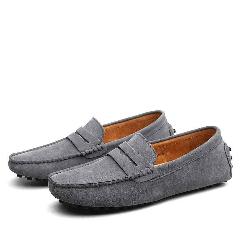 Mocassins décontractés en daim