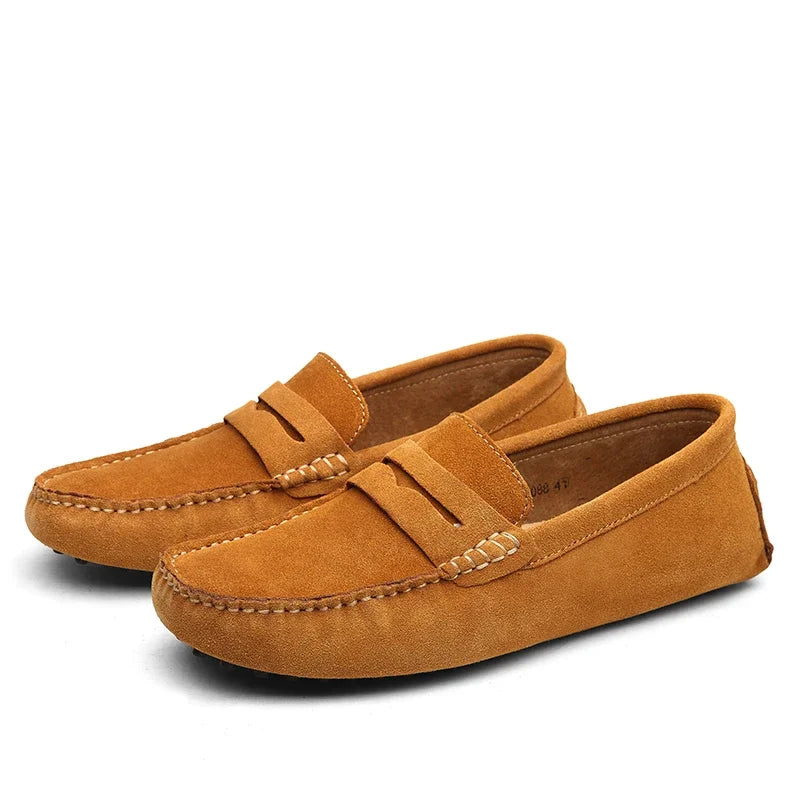 Mocassins décontractés en daim