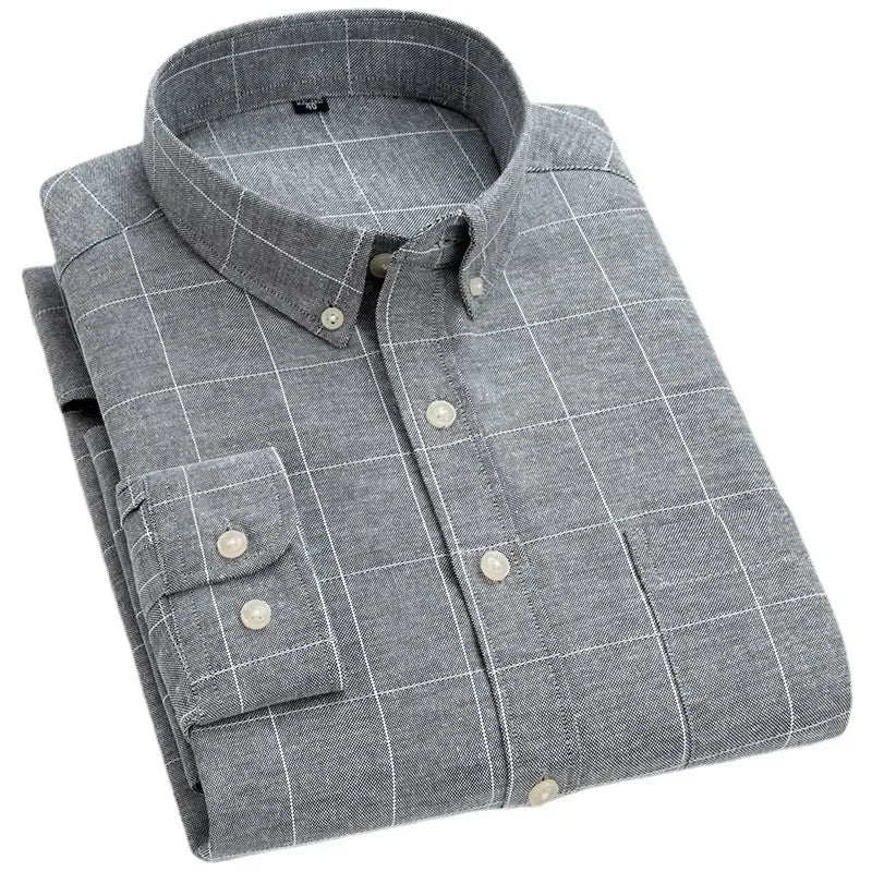 Chemise à manches longues en coton