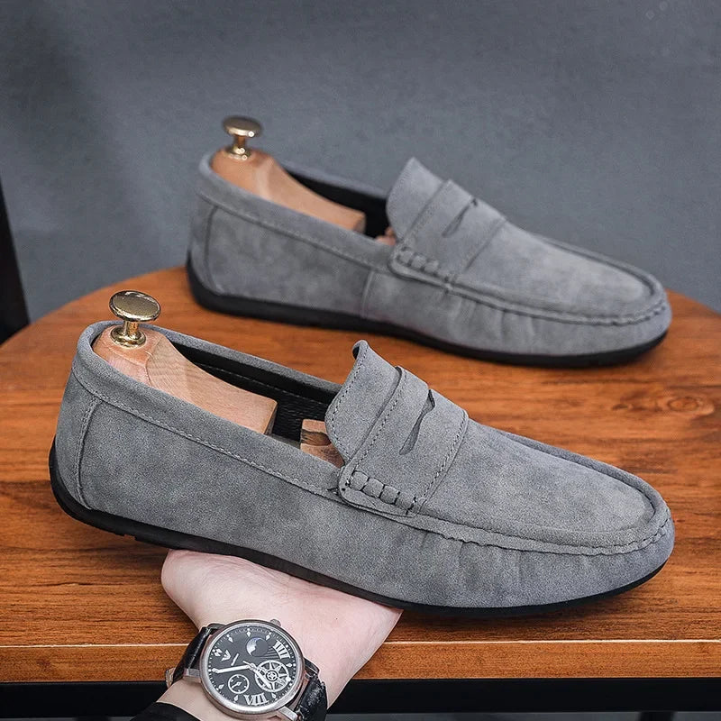 Mocassins légers en daim pour hommes
