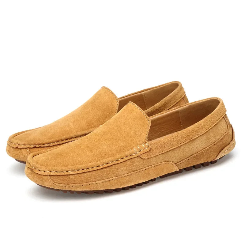 Mocassins chics en daim de qualité supérieure