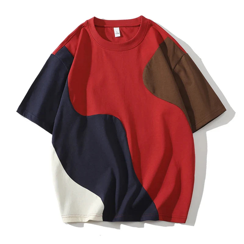 Tee-shirt décontracté à écusson