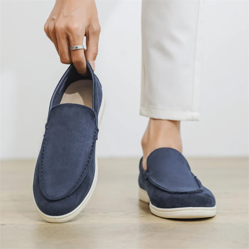 Mocassins décontractés en daim