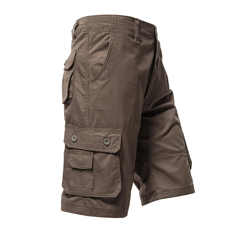 Short cargo décontracté à genoux