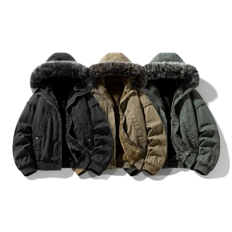 Élégante veste cargo doublée polaire