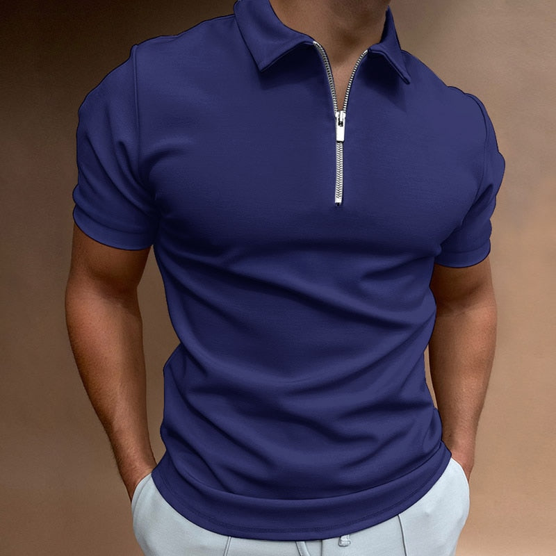 Polo zippé
