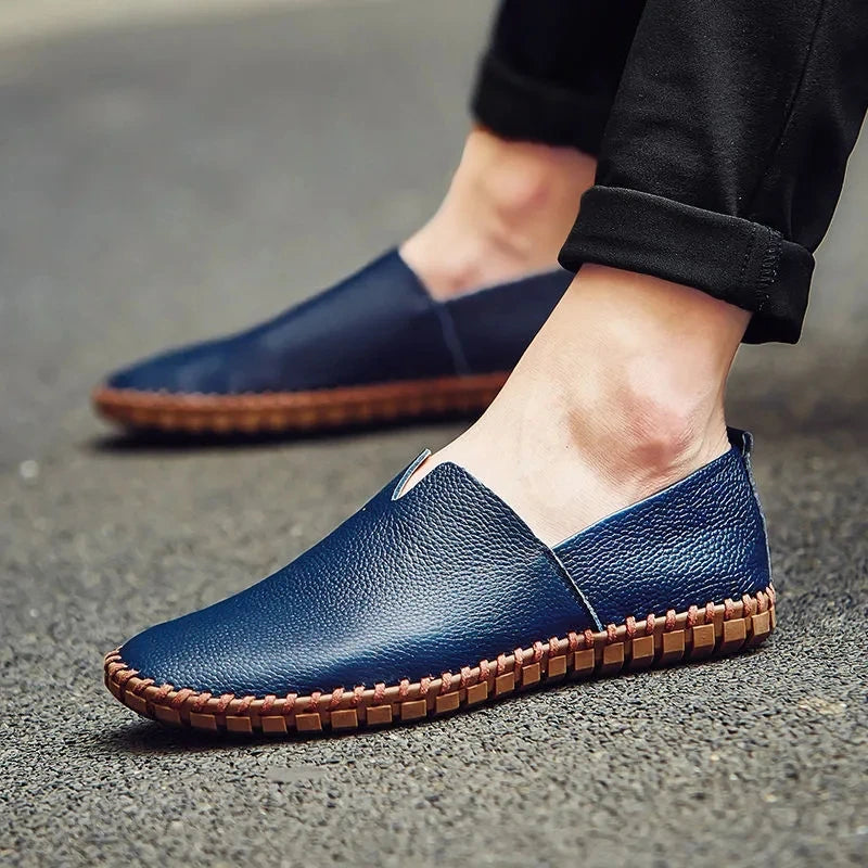 Mocassins en cuir respirant