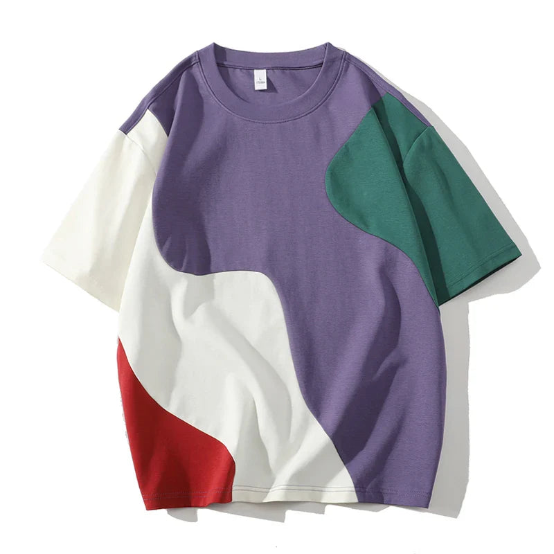 Tee-shirt décontracté à écusson