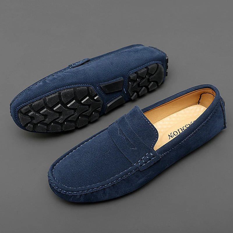 Mocassins en daim