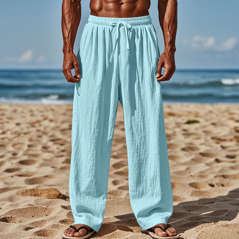 Pantalon de lin confortable