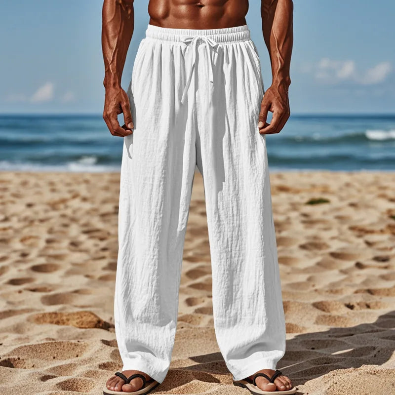 Pantalon de lin confortable