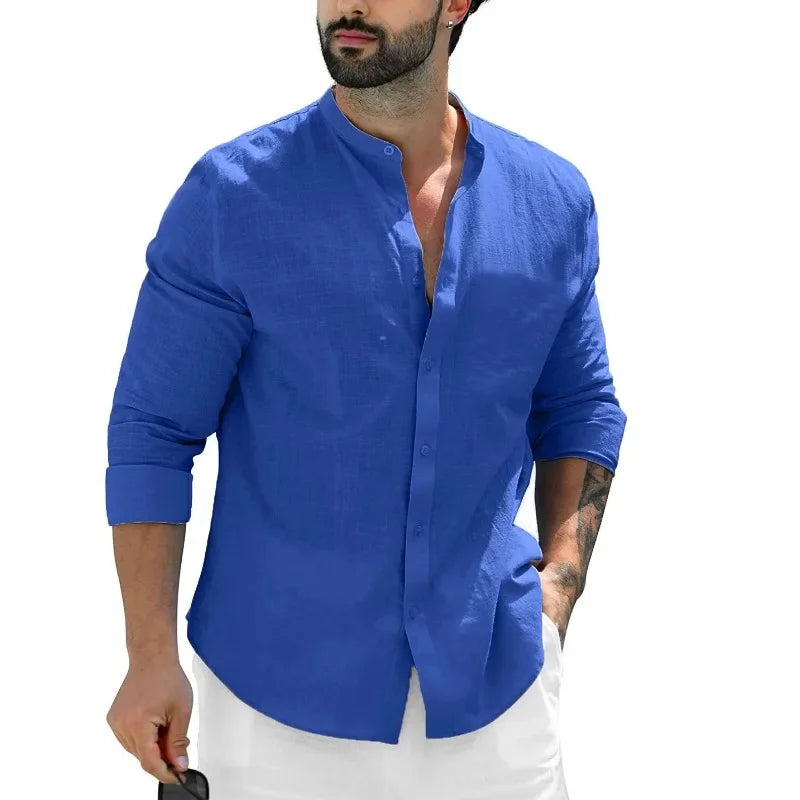 Chemise décontractée en lin