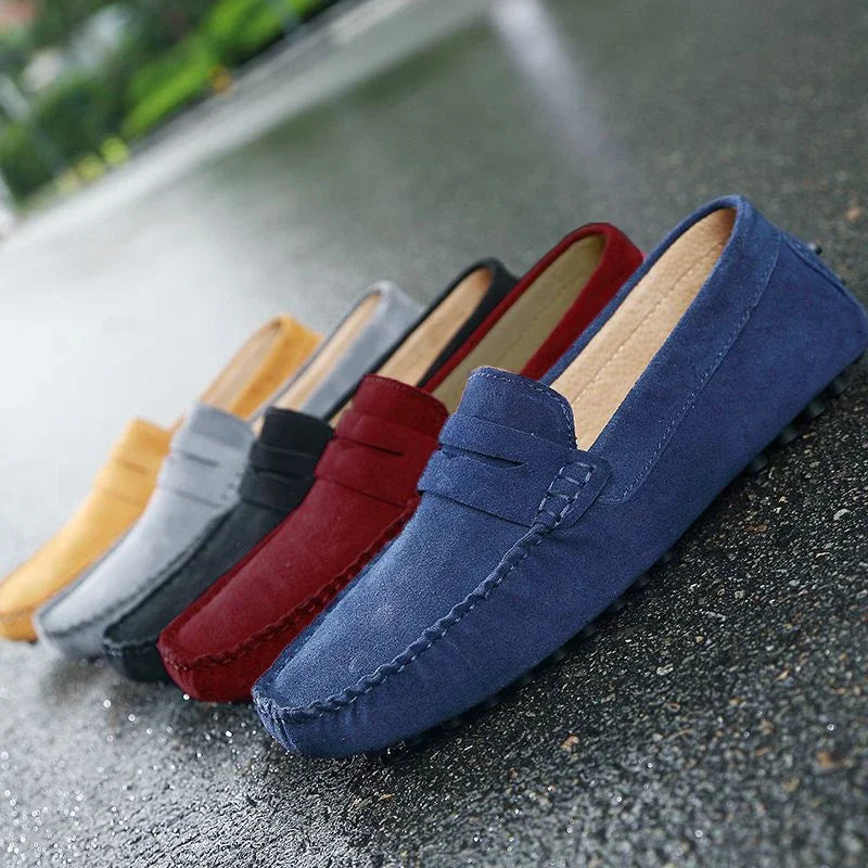 Mocassins décontractés en daim