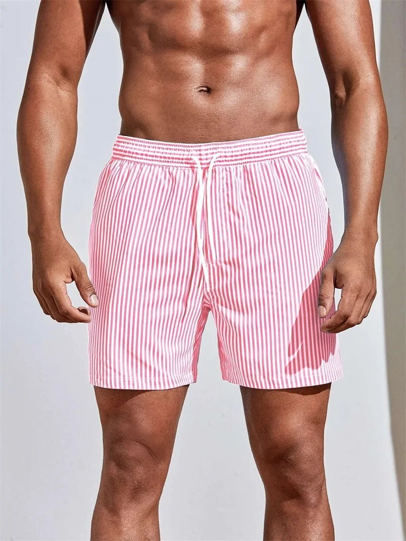 Short de bain rayé