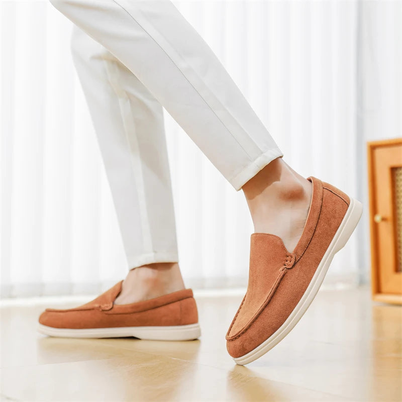Mocassins décontractés en daim