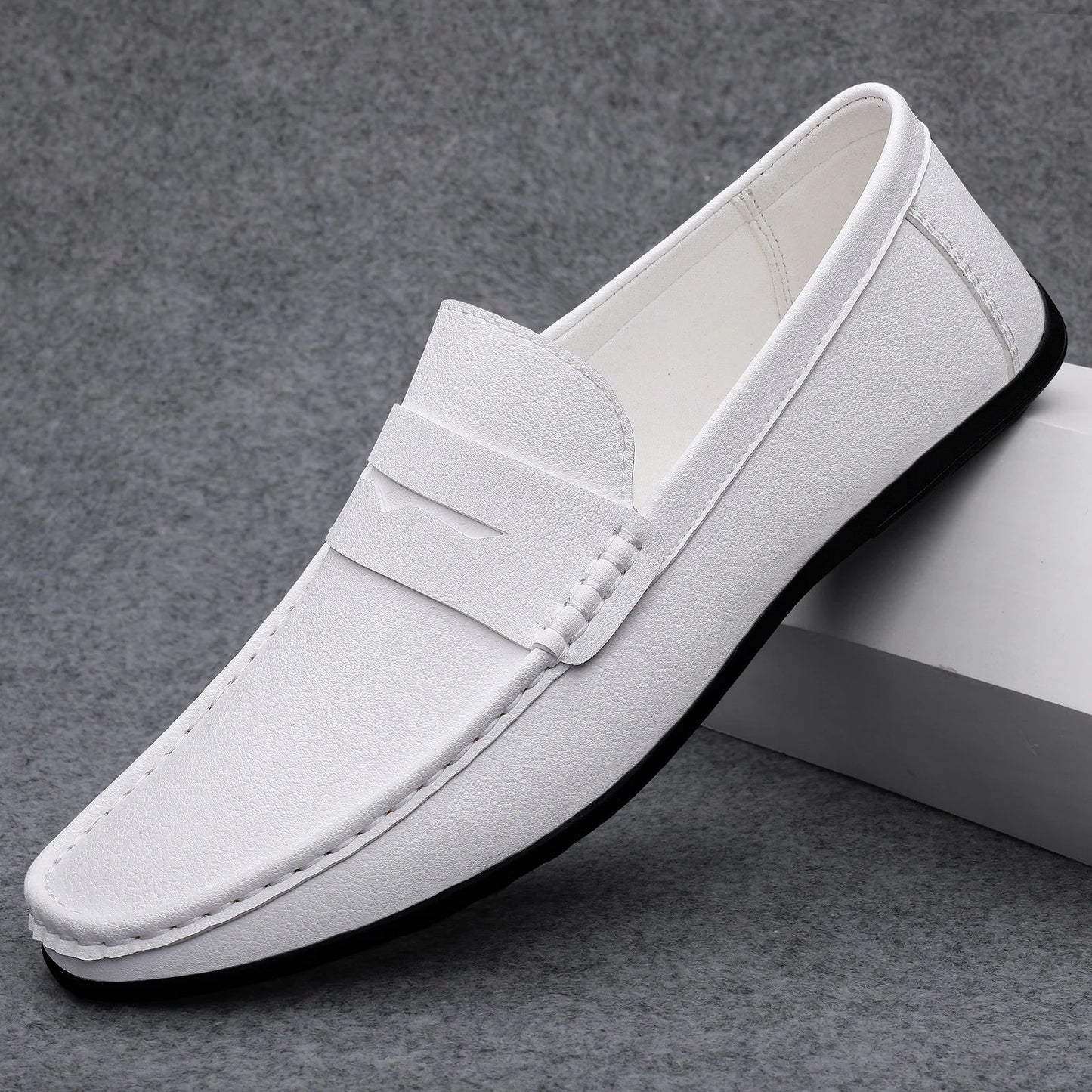 Mocassins classiques en cuir italien