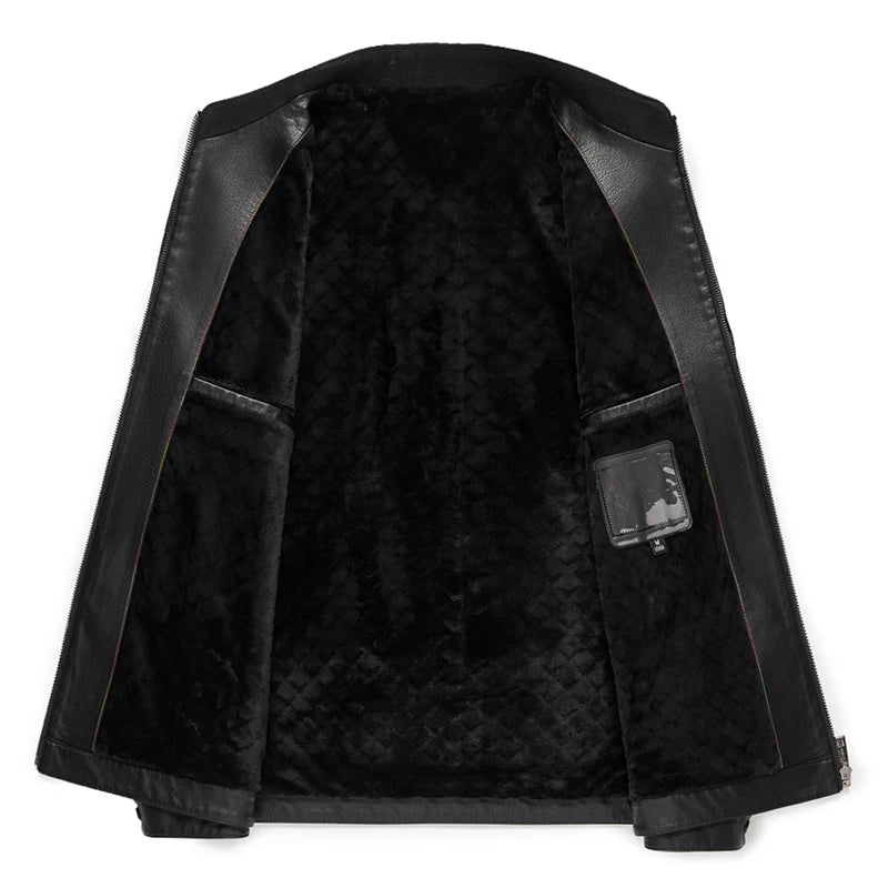 Veste en cuir élégante pour homme