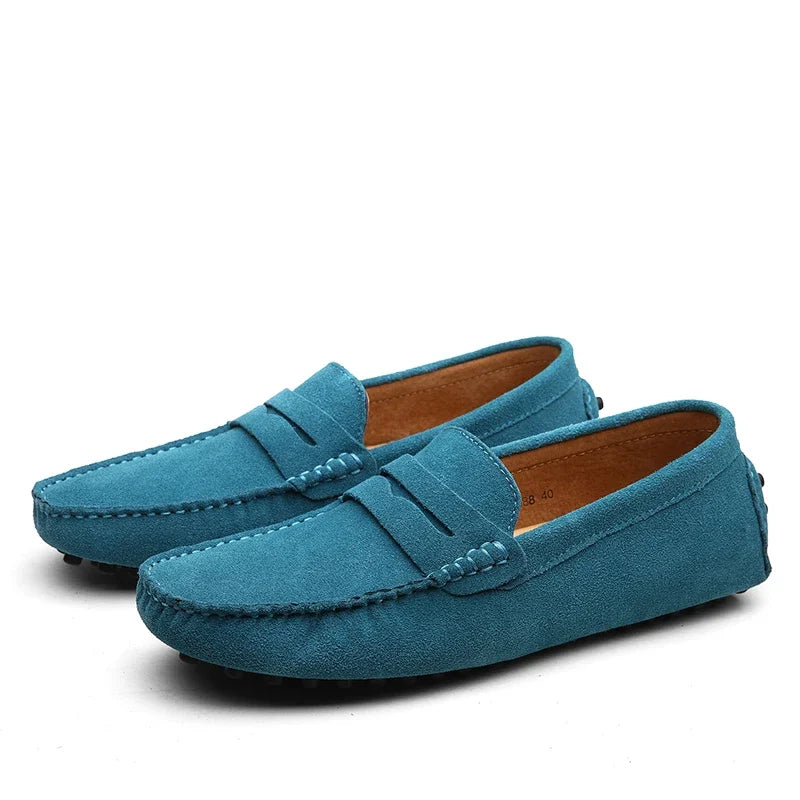 Mocassins décontractés en daim