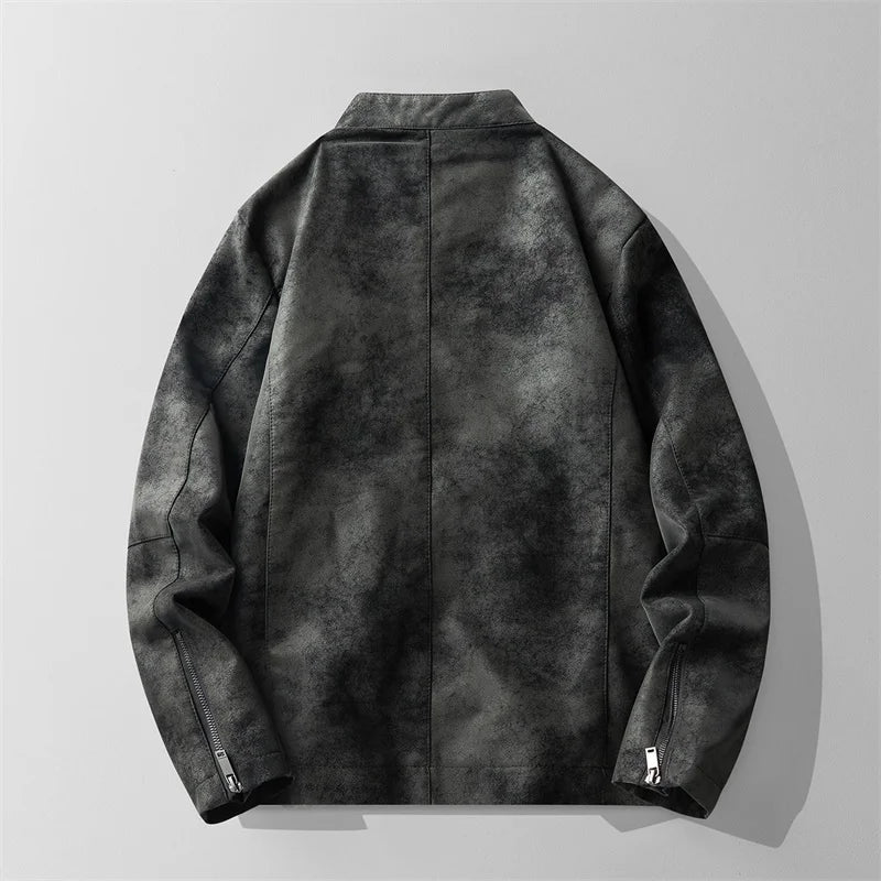 Veste en cuir élégante