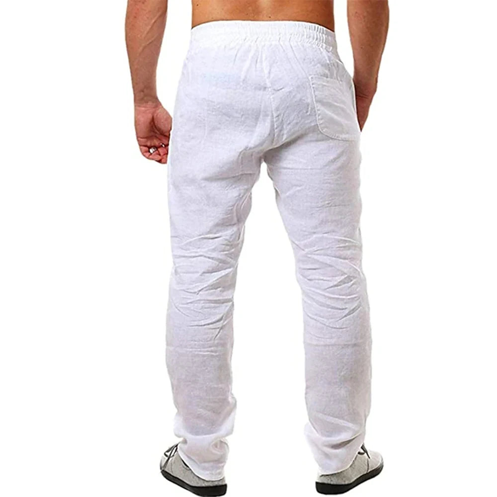 Pantalon en lin respirant