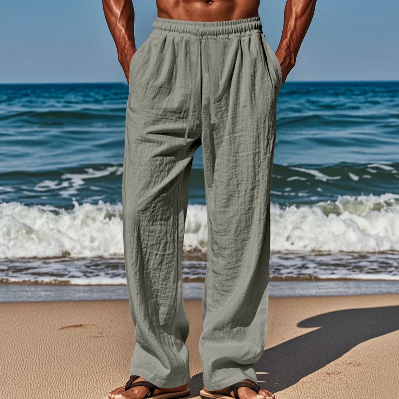Pantalon de lin confortable