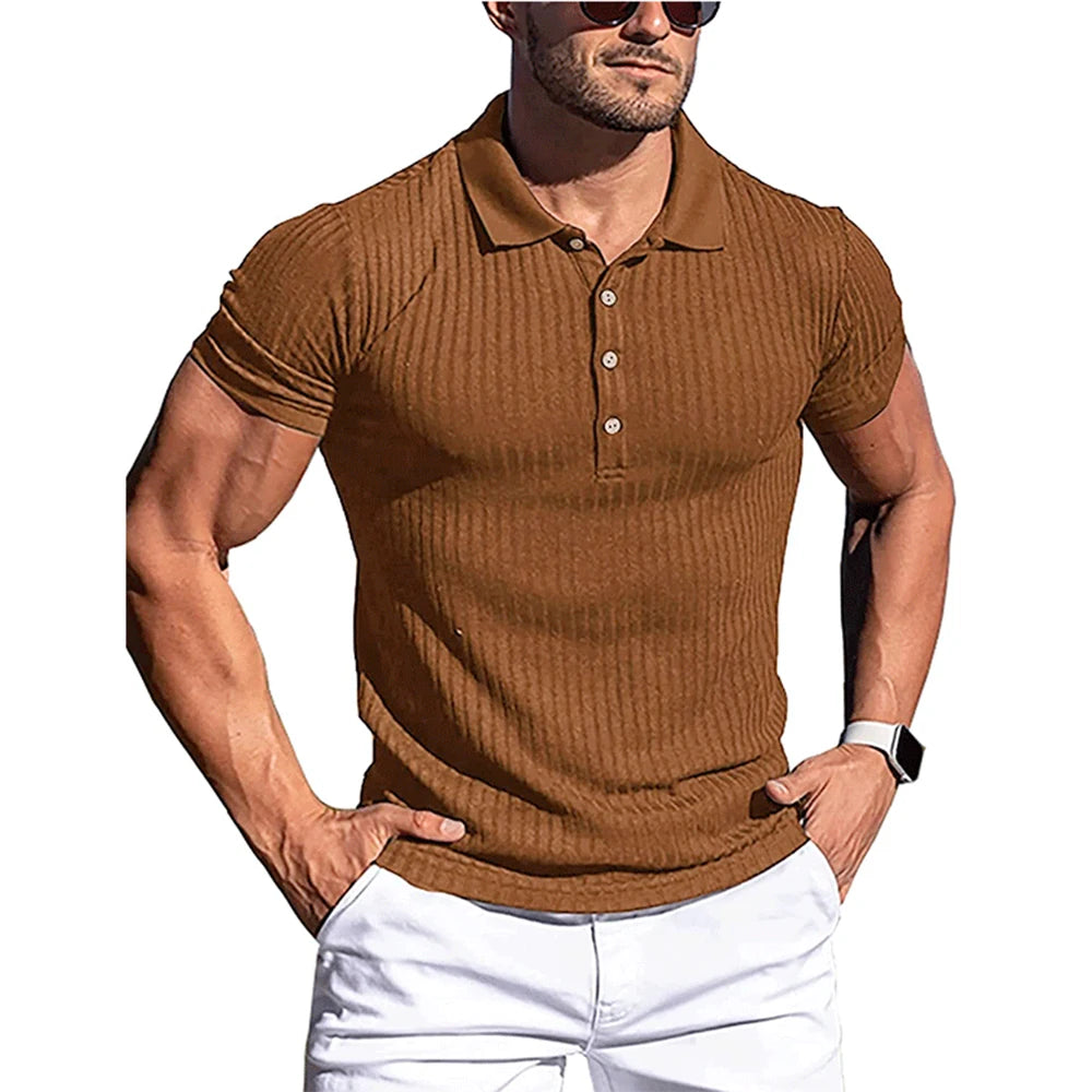 Polo à rayures élégant