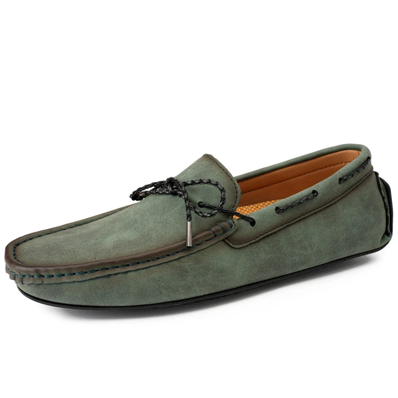 Mocassins en daim faits à la main