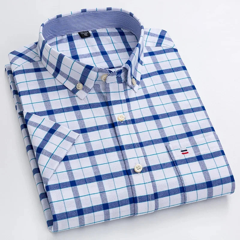 Chemise élégante en coton pour homme