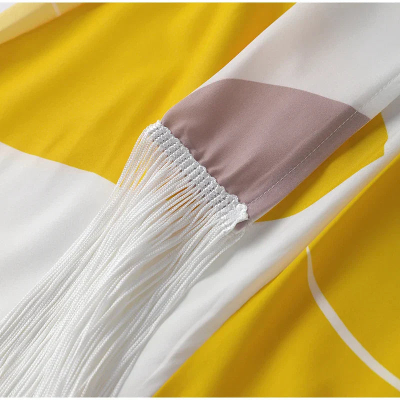 Robe élégante et colorée