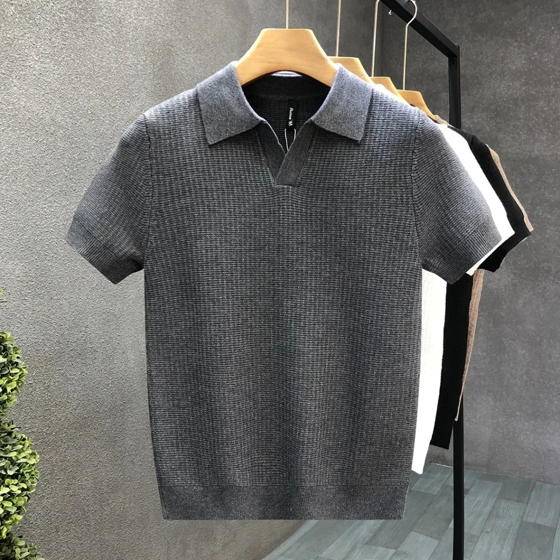 Polo en maille respirante