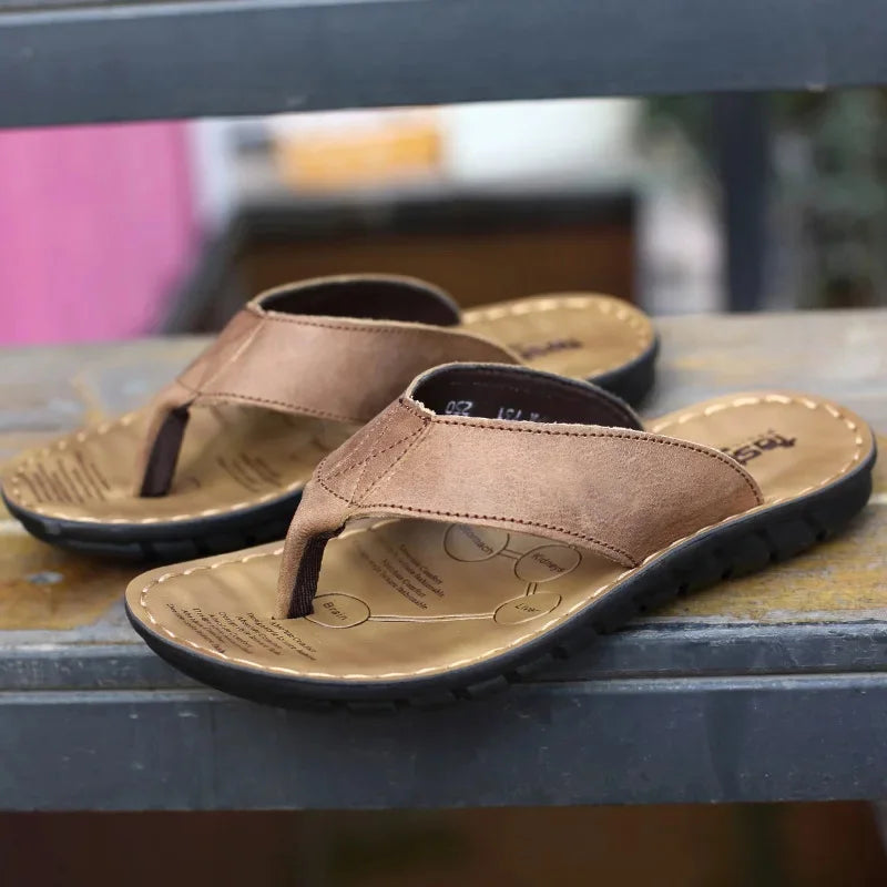 Sandales en cuir pour hommes