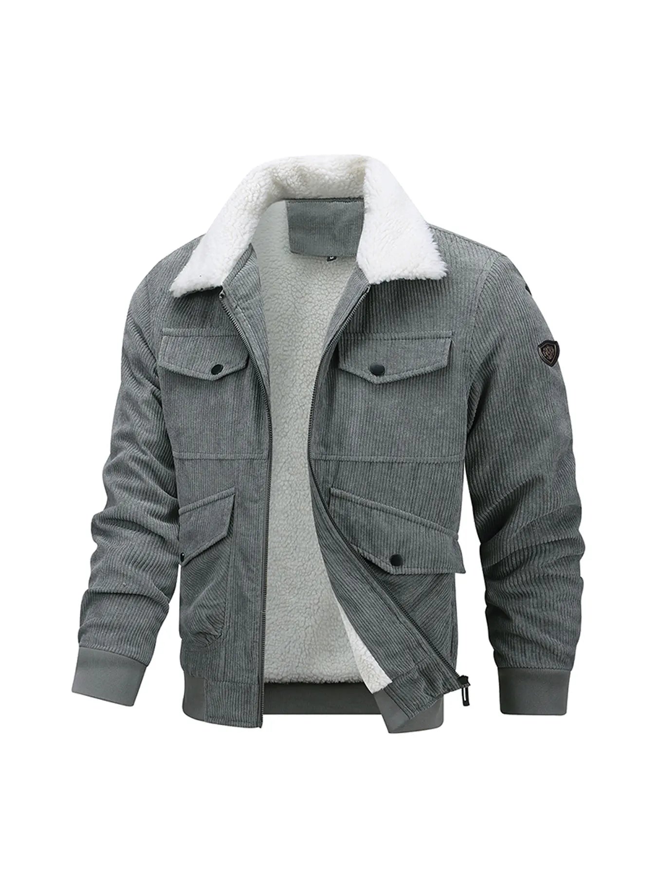 Veste élégante en velours côtelé